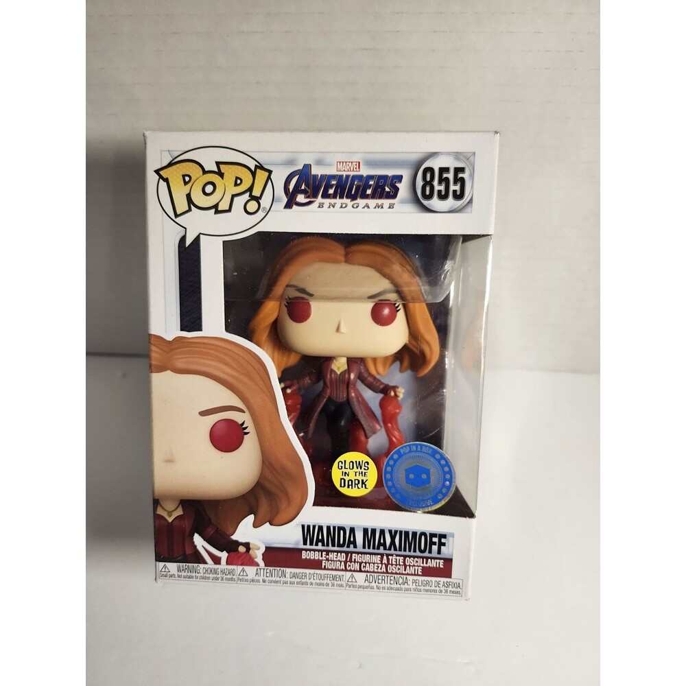 FUNKO POP Wanda Maximoff 855 Glow Avengers Endgame Special Edition EXCLUSIVE